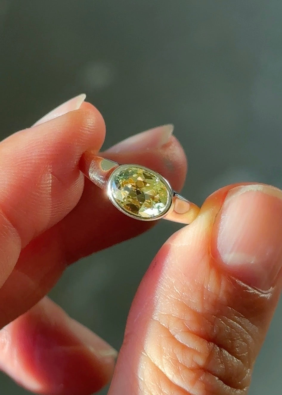 1.47ct Yellow Sapphire Aja Ring
