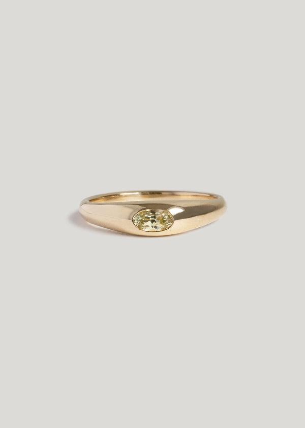 In Stock | Pale Yellow Sapphire Petite Risa Ring