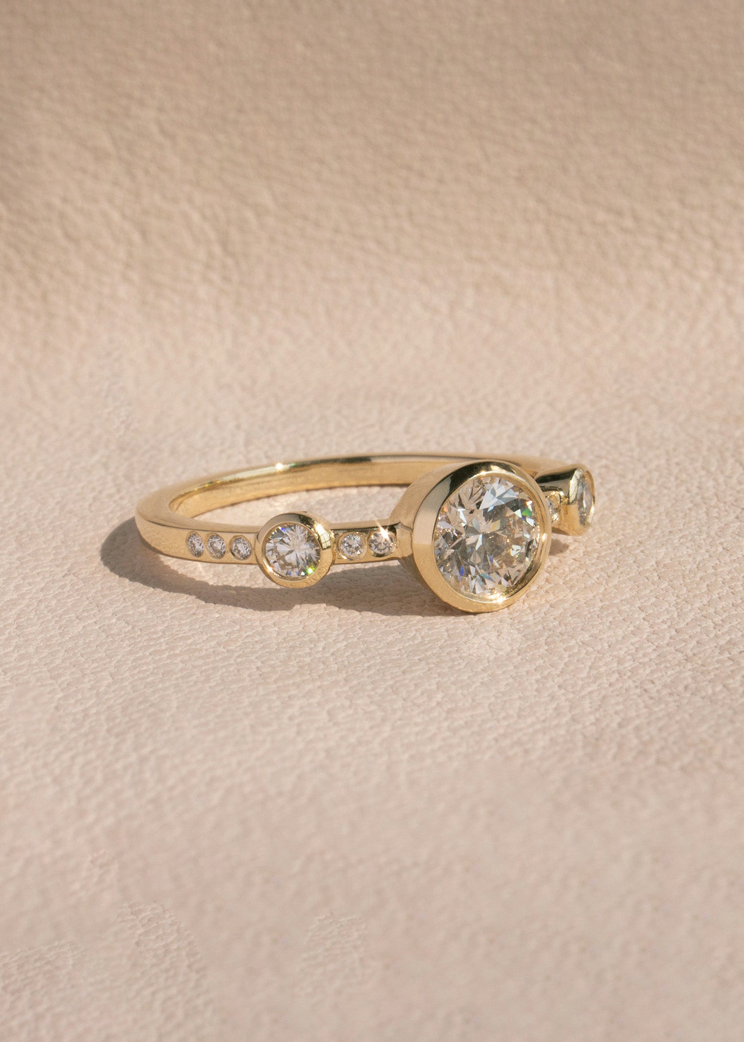 In Stock | White Diamond Crown Theia Ring