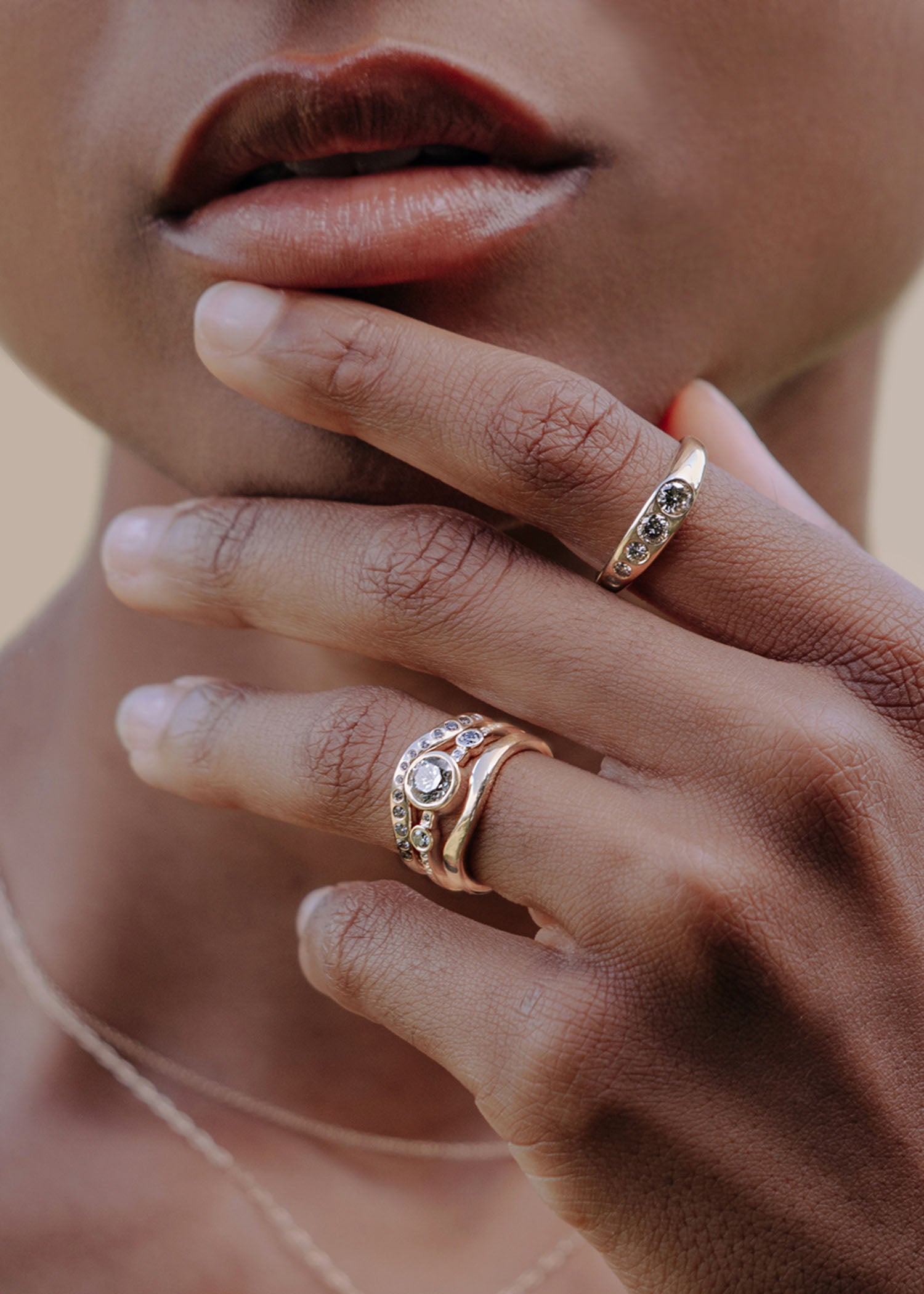 In Stock | Grey Diamond Classic Lana Band