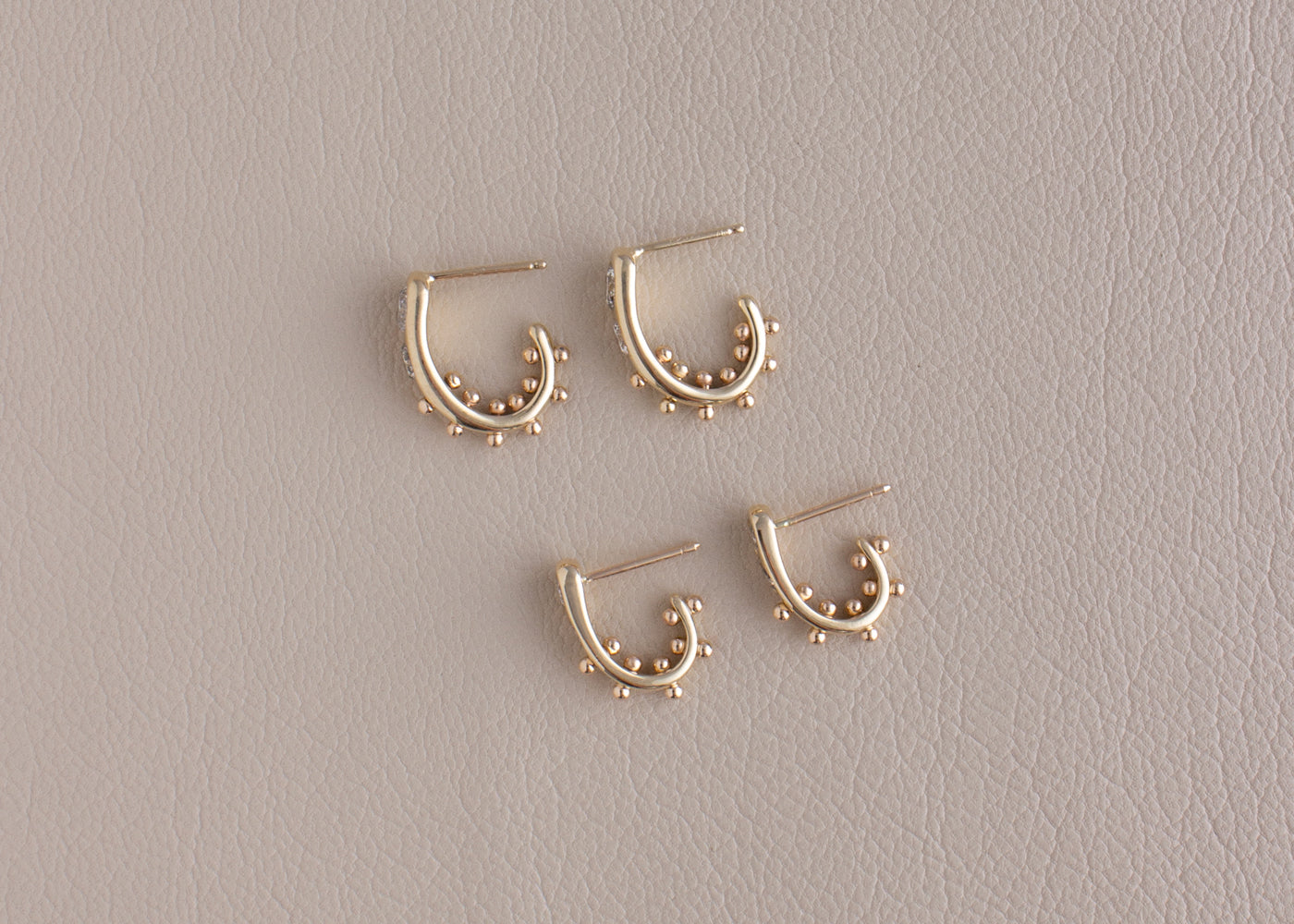 In Stock | White Diamond Petite Suki Ear Huggers