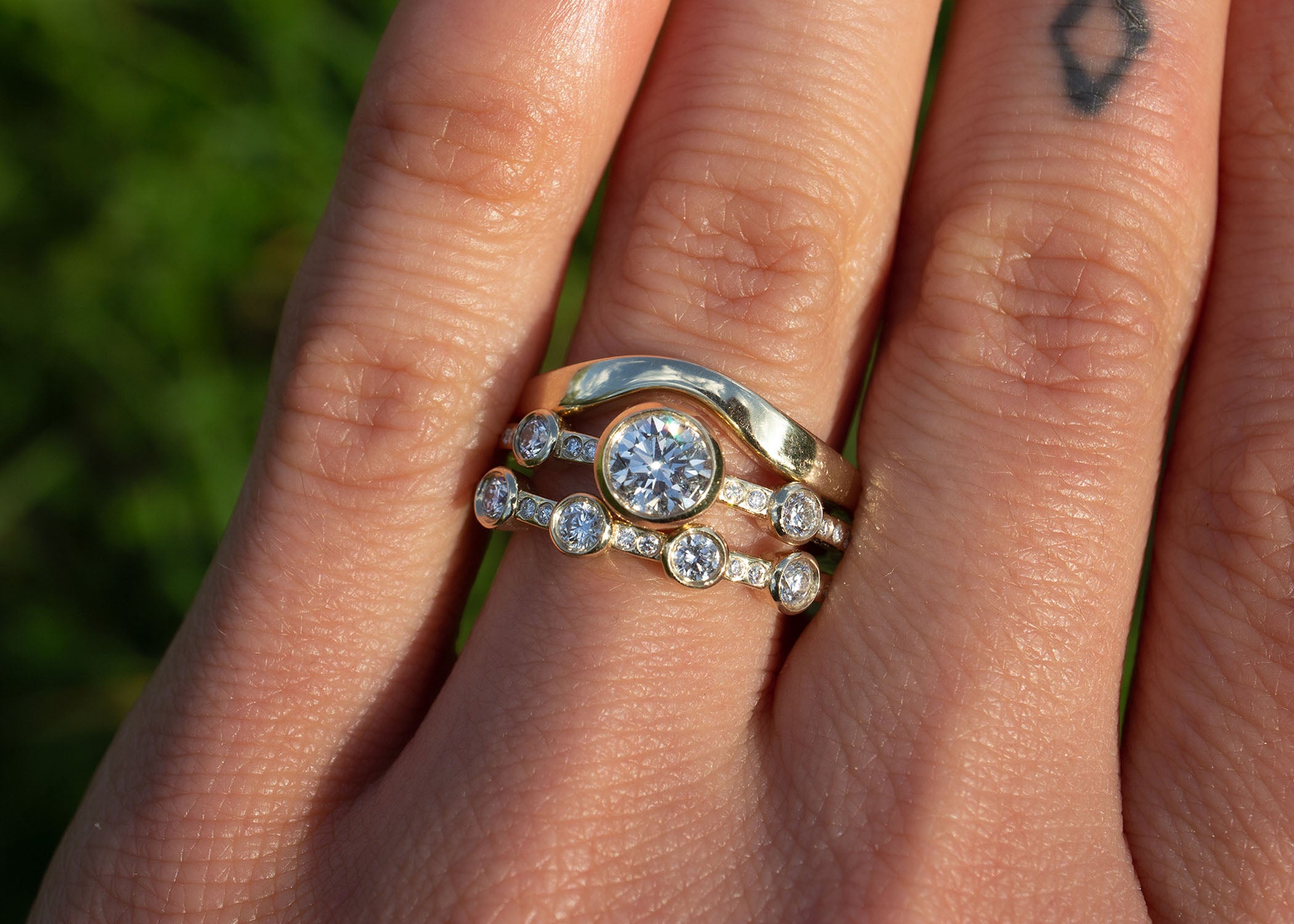 Lab Grown Diamonds Four Stone Diamond Ring Settings Ct Diamond