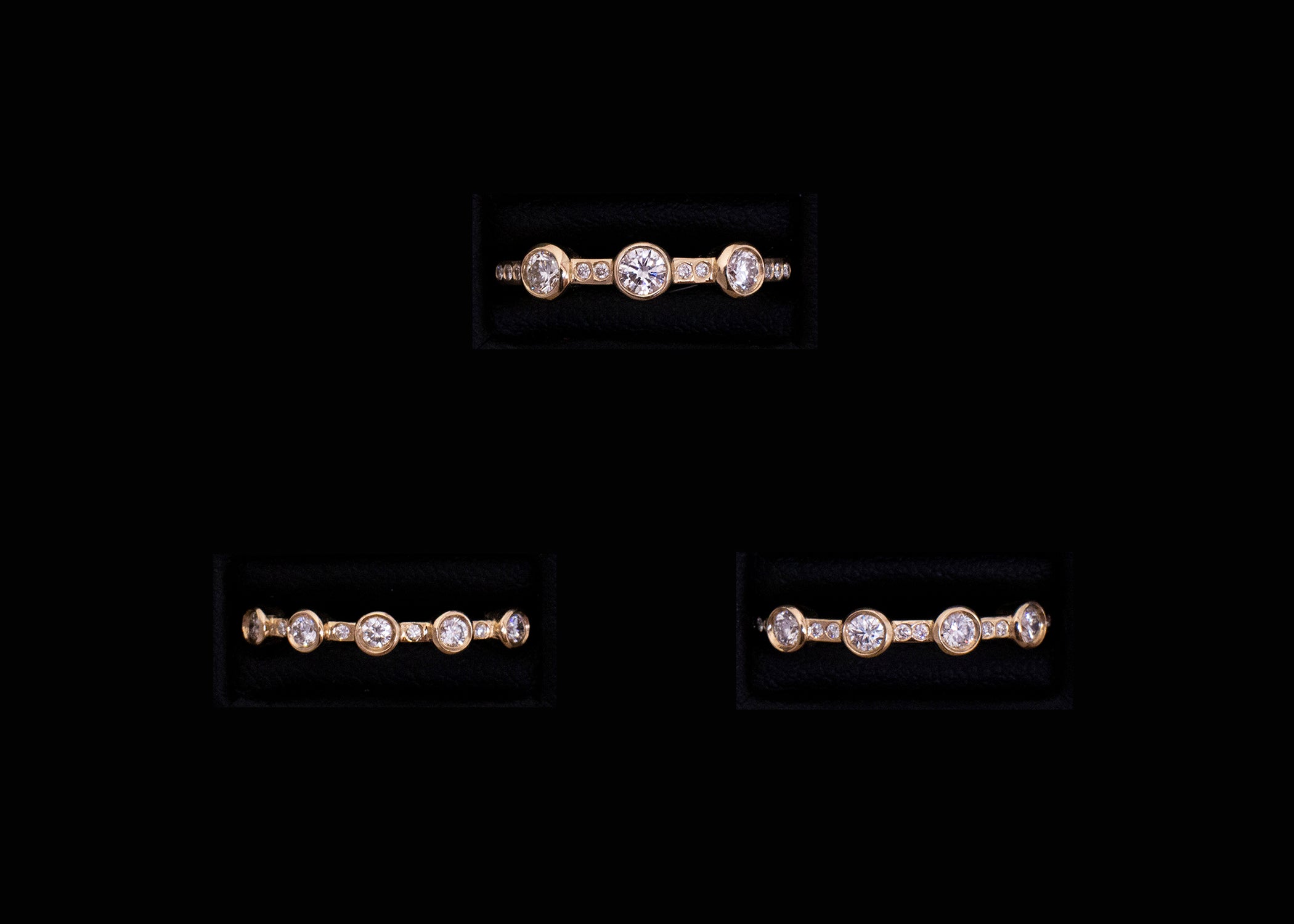 In Stock | 4-Stone White Diamond Theia Ring