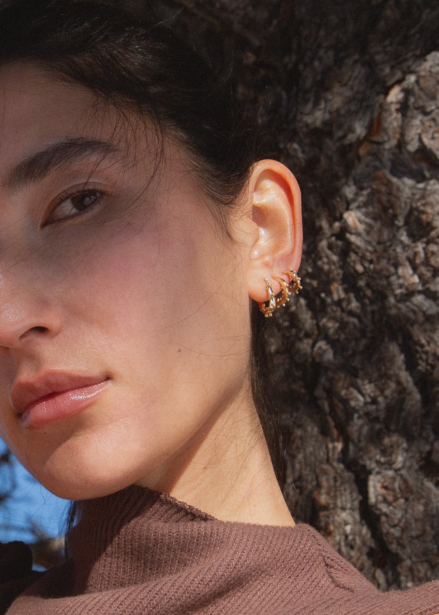 Small Narumi Hoops