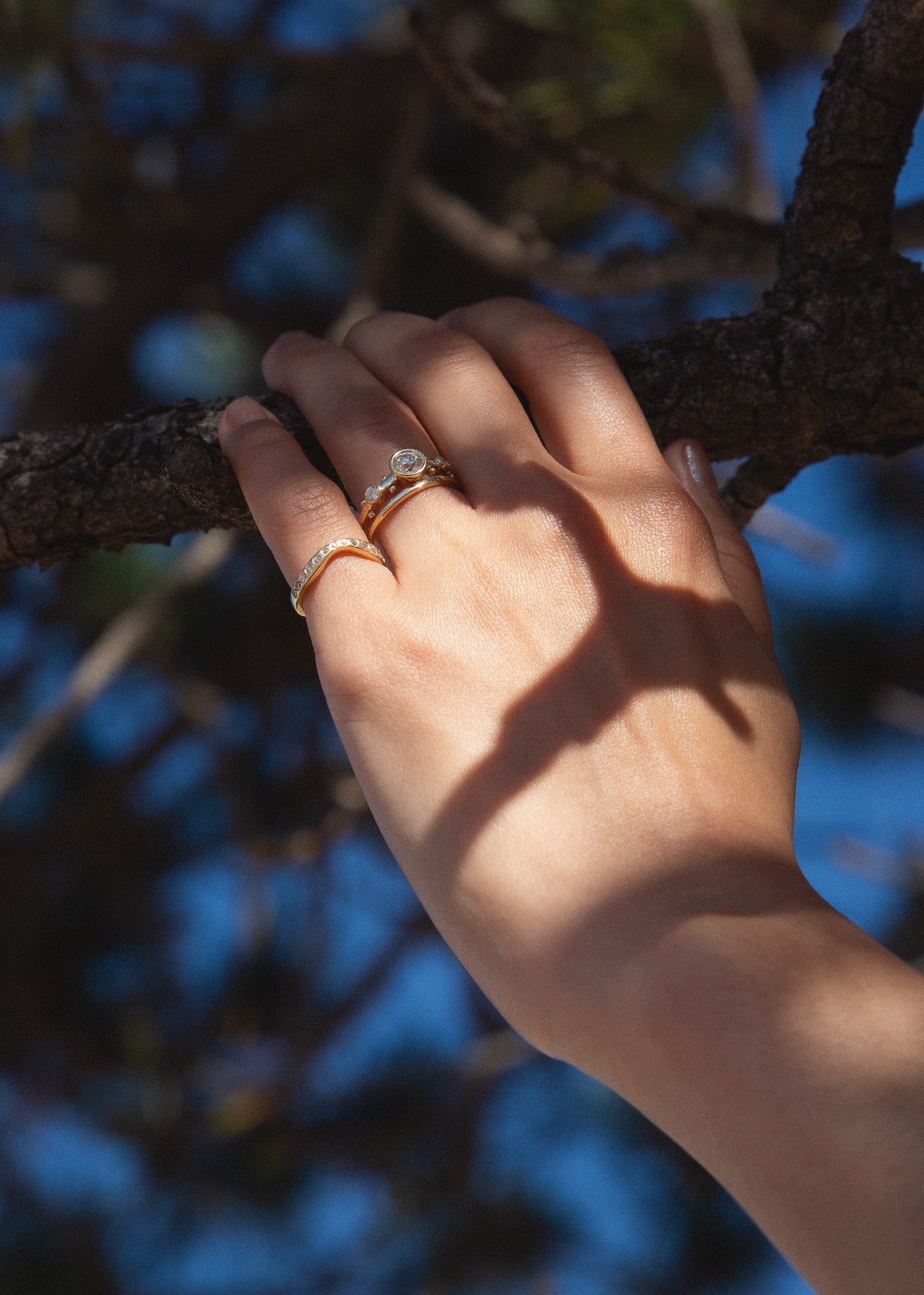 White Diamond Crown Kaori Ring