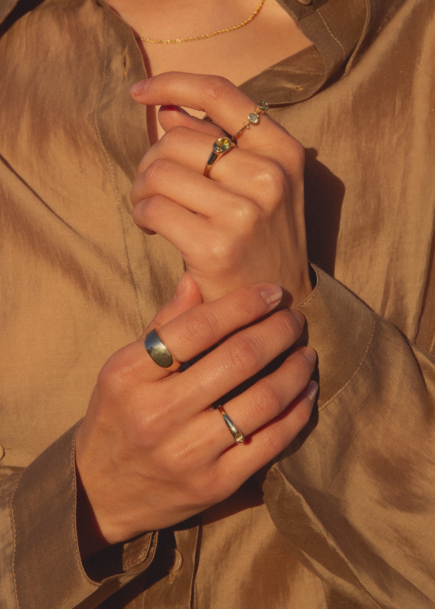 Yellow Sapphire Petite Risa Ring