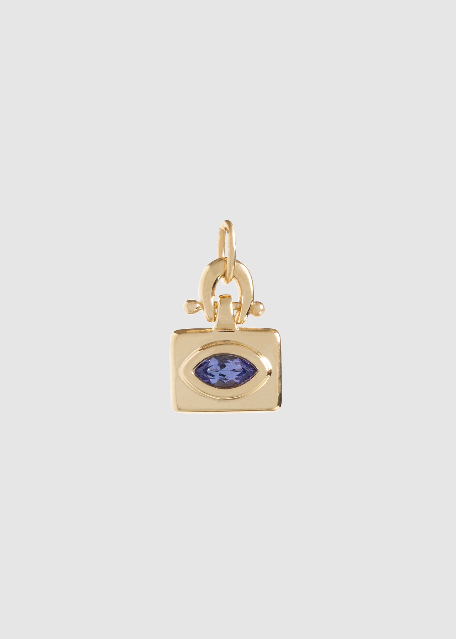 M. HISAE x OKAY FINE — Tanzanite Marquise Tablet Charm