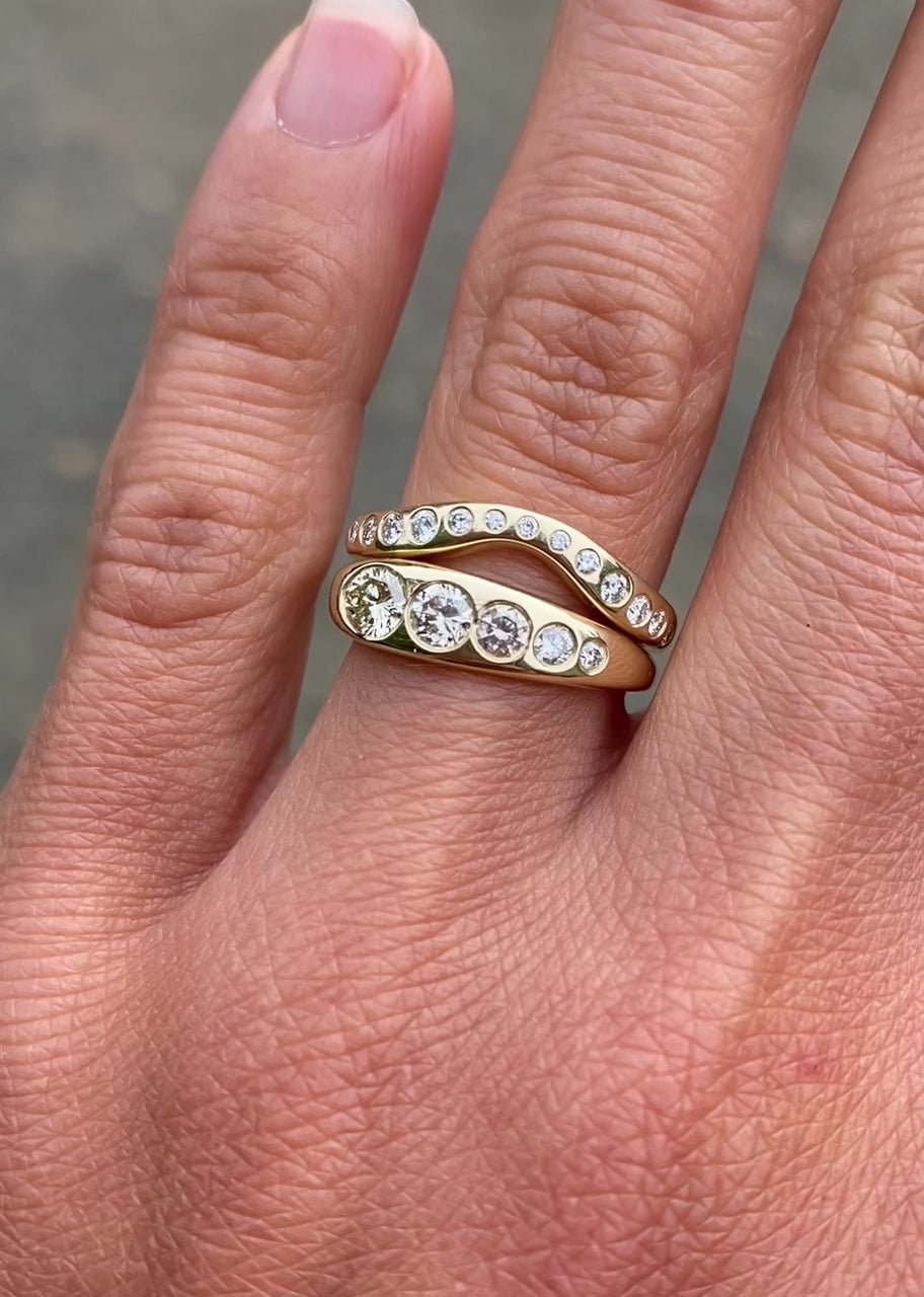 White Diamond Lila Suprima Ring – M. Hisae