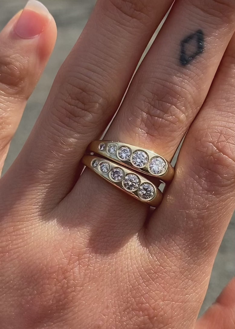 Sherian ring (Loloma)ジャイアン(ロロマ)　リング White Diamond Lila Suprima Ring – M. Hisae