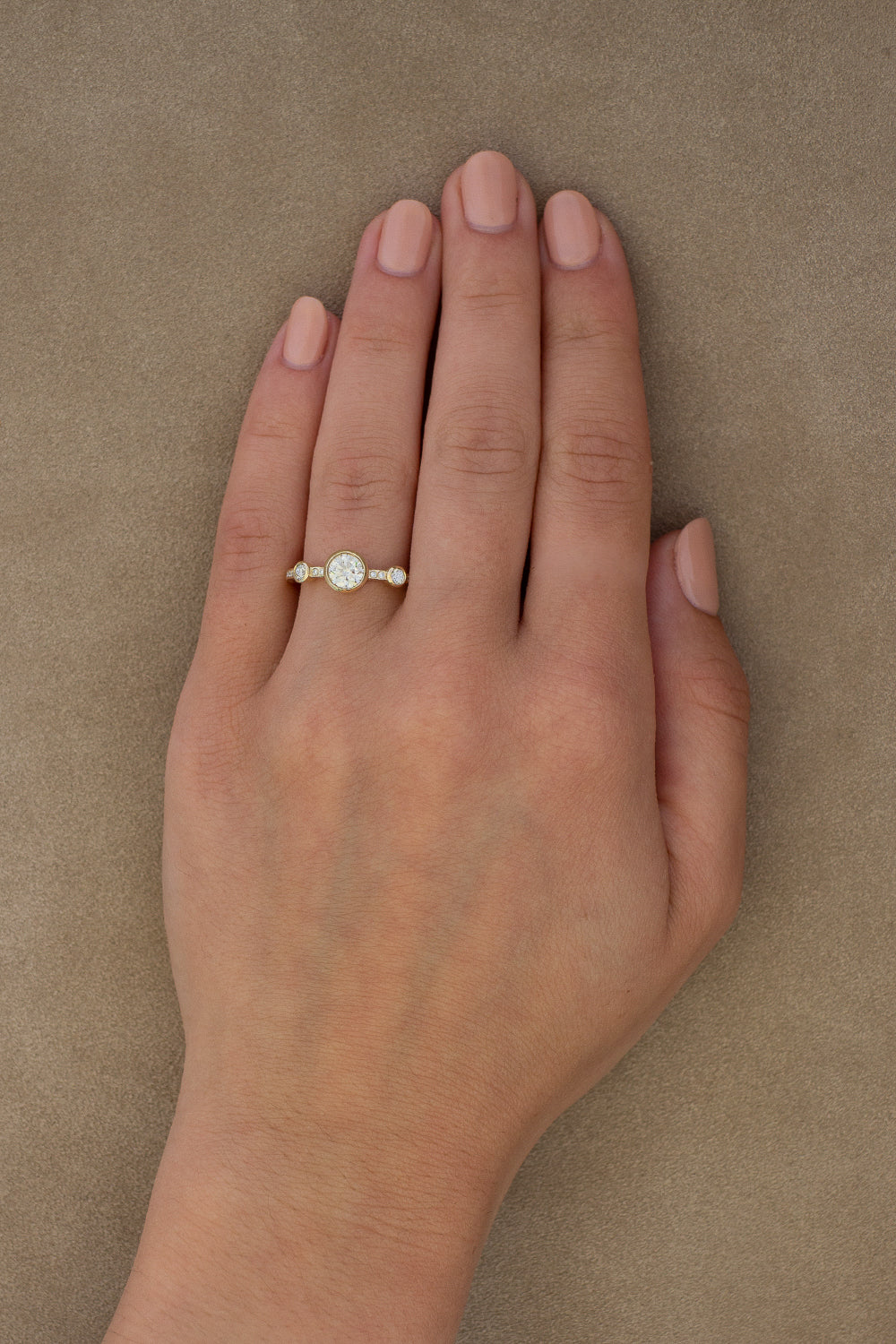 In Stock | White Diamond Crown Theia Ring