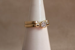 In Stock | Vintage White Diamond Misao Ring